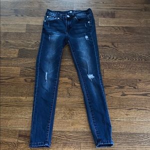 7 for all mankind girls skinny jeans